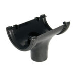 HALF RND CAST IRON running outlet