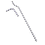 Backwall flushpipe 2 piece 5ft 6"