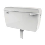 Plastic Cistern LL 6/4 DF HP/LP Side Conecs. White
