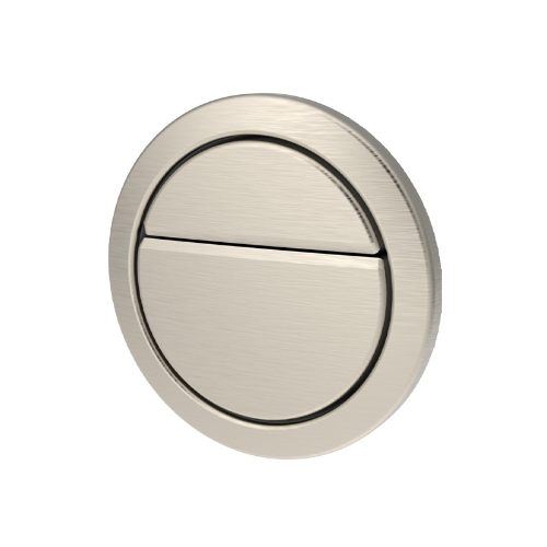 67045428-1.jpg Dudley Geo Brushed Nickel 73.5mm Dual Flush Push Button(Bagged) - Image 1
