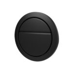 Dudley Geo Matt Black 73.5mm Dual Flus Push Button (Bagged)