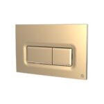 Dudley Reef Dualflush Satin Brass Pneumatic Flush Plate
