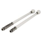 S-F white PVC hose mono 300x15xM10
