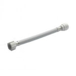 **S-F white PVC hose 500mm-15mmx1/2 svh - PK 2