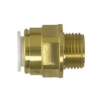 S-FIT brass coupler 10mm x1/2" MALE BSP
