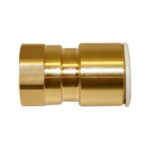 S-FIT Brass coupler 22mm x 3/4" female