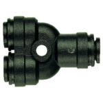 Speedfit Two-Way Divider 12mm - Black  RM2312E