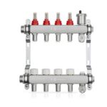 JG Lowfit 4 Port Mainfold Stainless Steel (12mm Connections)