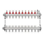 JG Lowfit 10 Port Mainfold Stainless Steel (12mm Connections)