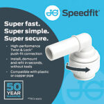 SPEEDFIT pre pack reducing stem elbow 15 x 10mm