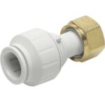 SPEEDFIT pre pack str tap connector 22mm x 3/4" (brass nut)