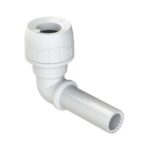 Polyplumb Enhanced 22mm Spigot Elbow White