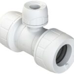Polyplumb Enhanced 22x22x10mm Reducing Tee White