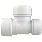 Polyplumb Enhanced 22x22x15mm Spigot Tee White