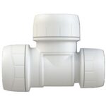 Polyplumb Enhanced 22x15x22mm Reducing Tee White