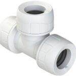 Polyplumb Enhanced 28x22x22mm Reducing Tee White