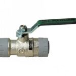 POLYPLUMB  brass 1/4turn ball valve 22mm