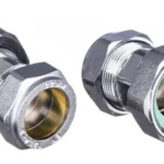 PP manifold adap 1" F Swiv x 22mm Comp (pr) UFH170