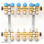 PP UFH manifold 15mm  6 port PB12741