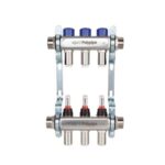 PP 15mm x S/S 3 Port UFH Manifold PB12753