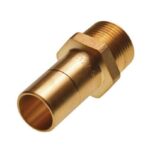 Hep2O HX31 male spigot 22mm x 3/4" brass