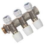 Hep2O HX93T manifold 15x3/4"brass 3 port