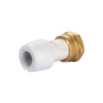 Hep20 KL PB Straight Tap Connector 15mmx3/4" White