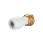 Hep20 KL PB Straight Tap Connector 22mmx3/4" White