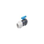 PLASSON  20mm compression ball v/ve (PVC)