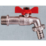 PLASSON 1/4 turn brass bibcock 3/4" 2100 CP