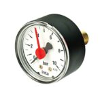 0-10 Bar 50mm Dial Pressure Gauge 1/4" Back Entry