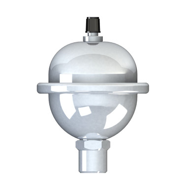 Product image for SKU 70065601 INOX-PRO 15mm 0.16ltr Dull Finish Shock Arrestor + Nut & Olive - Image 1