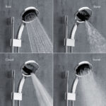 Shower head quick release low pressure