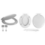 CELMAC Sonata WC seat white/SS hinges