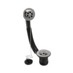 11/2" Bath combined waste & overflow - metal plug