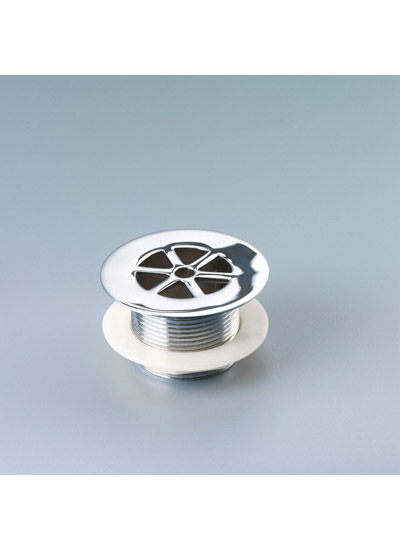 82075235-1.jpg Chrome Flush Grated Basin Waste 1.1/4" - slotted - Image 1