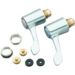 Replacement tap lever 3" hot (singles)