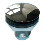 Tap hole stopper - chrome