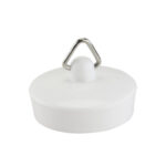 Bath/sink plug 1.3/4" white