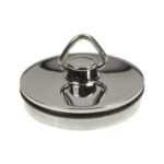 Bath/sink plug & chain - chrome 1.3/4"