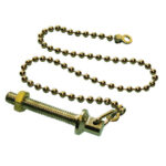 **Basin chain & stay 12" gold