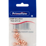 (1 = PK 10) PrimaPack COMP Copper Olive 8mm