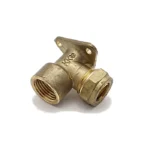 PrimaPack COMP Chrome Wallplate Elbow 15mm x 1/2" FI