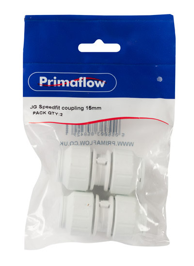 90003009-1.jpg (1 = PK 2) PrimaPack JG Speedfit coupling 15mm - Image 1