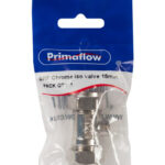 PrimaPack Chrome Isolating Valve 15mm - WRAS