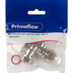 PrimaPack Chrome Bent Service Valve 15x1/2"