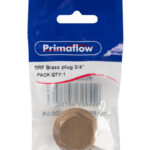 PrimaPack Brass Plug 3/4"