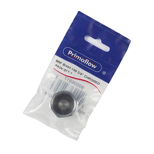 90006917-1.jpg PrimaPack Brass Cap 3/4" - CHROME - Image 1