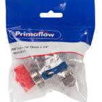 PrimaPack Washing Machine Valve - Tee 15mm x 3/4"