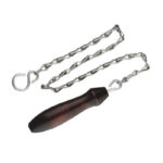 PrimaPack WC Cistern Chain with Mahogany Pull